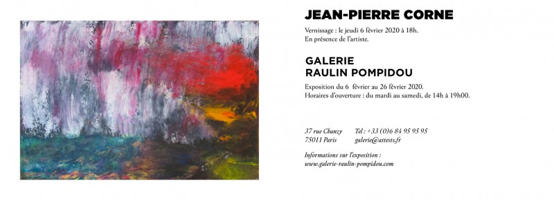 VERNISSAGE Jean-Pierre CORNE