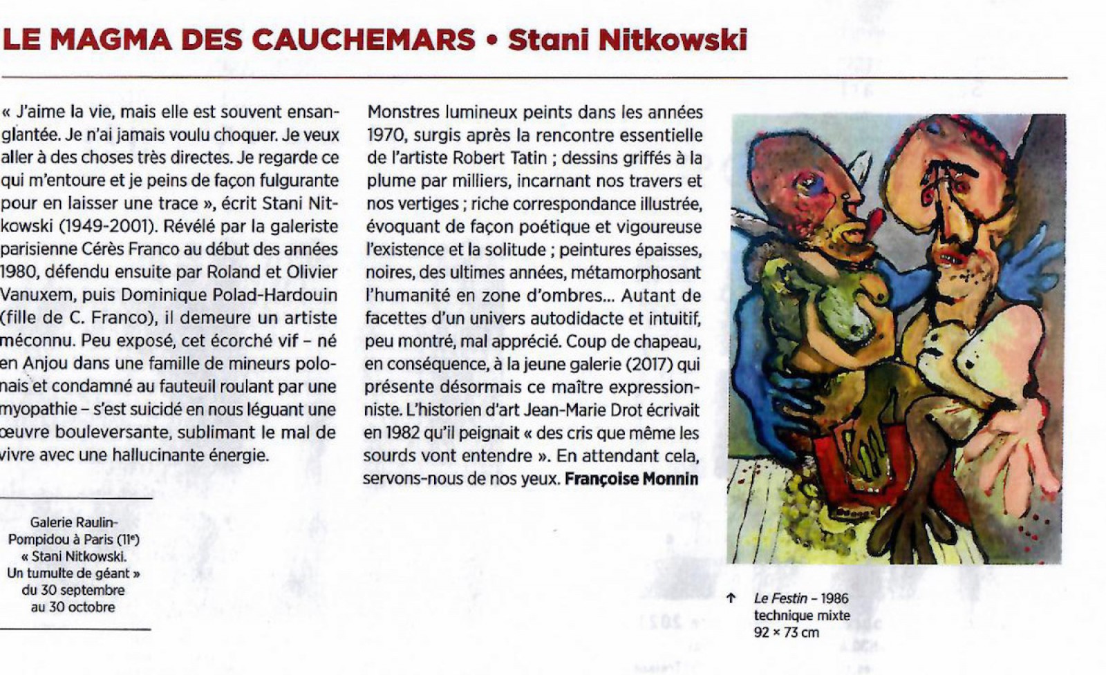 Stani Nitkowski - Artension